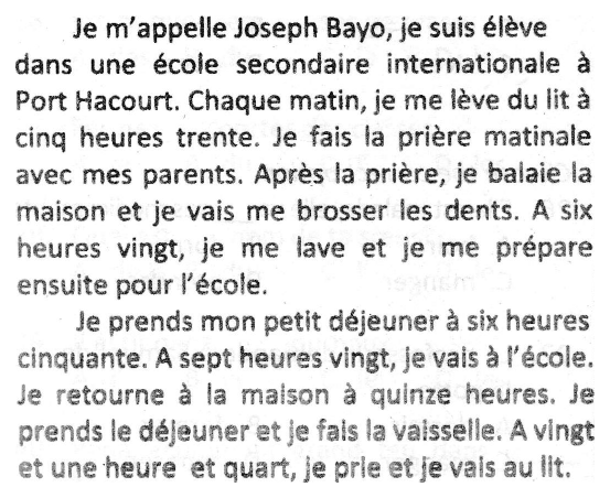 JSSCE French 2025 · Question 1 figure