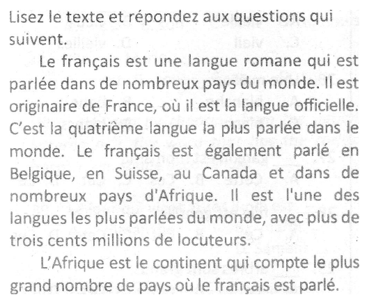 JSSCE French 2026 · Question 1 figure